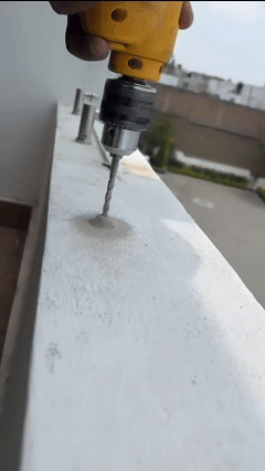 Instalación de barandas de aluminio